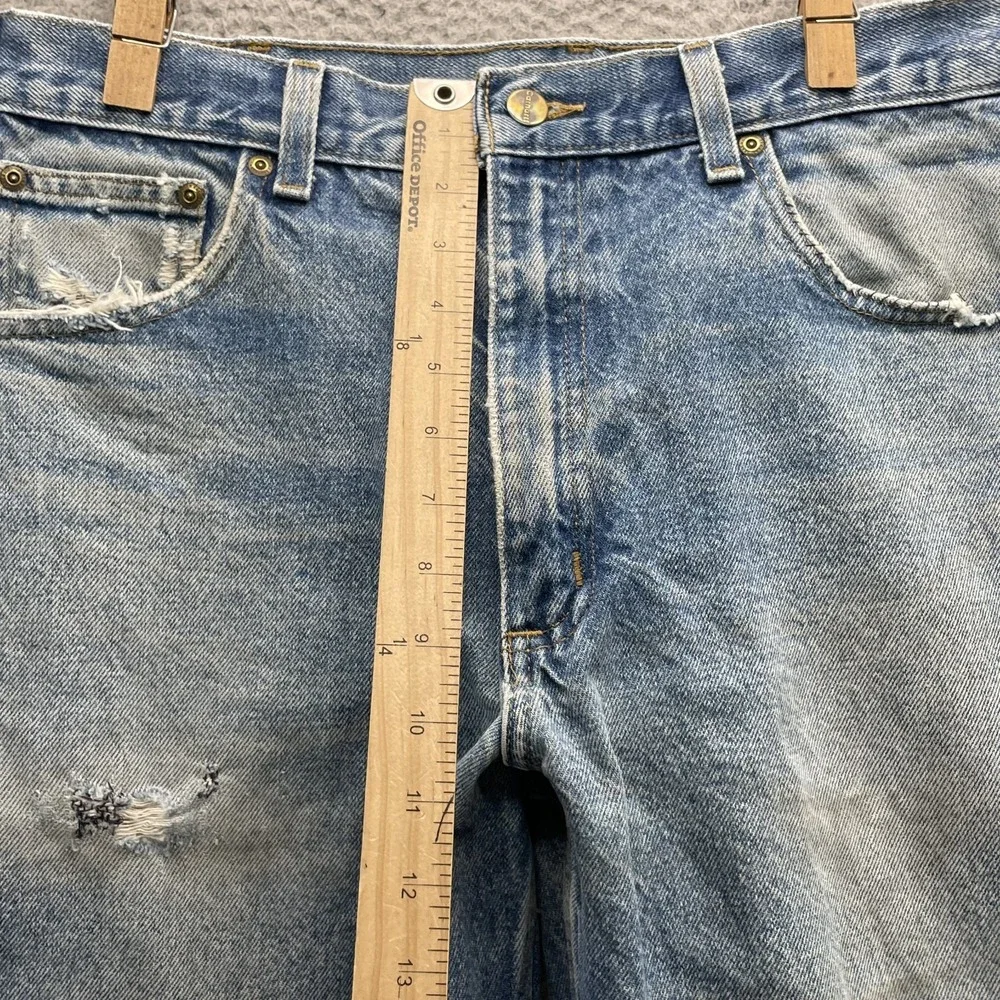 VTG Carhartt B234 Jean Men 35x31* Baggy Twill Dungaree Logger Workwear Carpenter